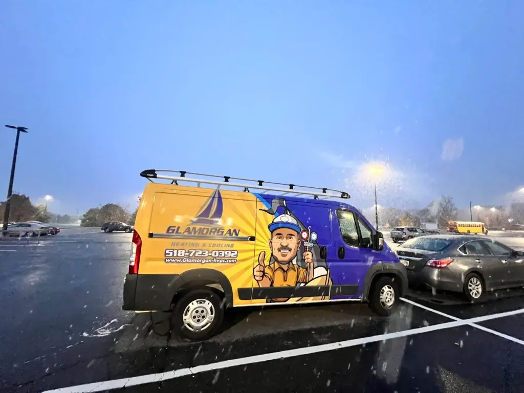 Plumbing Landing Page 9 Glamorgan Heating and Cooling service van